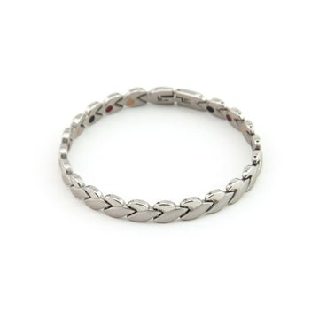Beauty - Negative Ion Stress Relief Two-Tone Bracelet